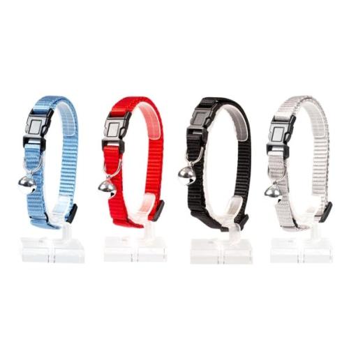 Duvo kattehalsbånd med klokke i justerbar størrelse 20-30 cm.