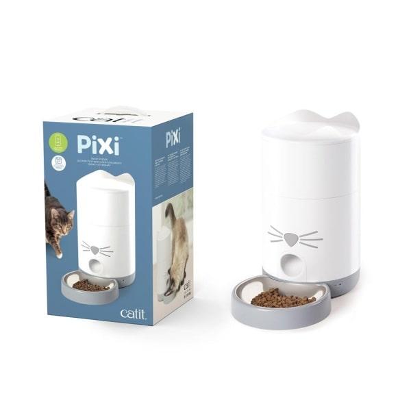 Automatisk kattefoderdispenser fra Catit med smartphone-kontrol.