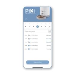 Intelligent foderautomat til katte – styr fodring via mobilapp.