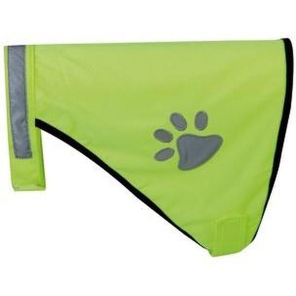 Gul refleksvest til hund – justerbar og fleksibel pasform