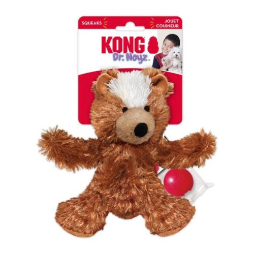 KONG Plush Teddy Bear – Blødt og holdbart hundelegetøj
