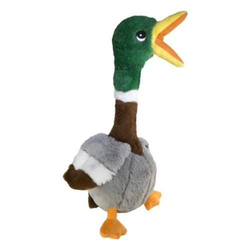 KONG Shakers Honkers Duck – Robust hundelegetøj med quack-lyd.