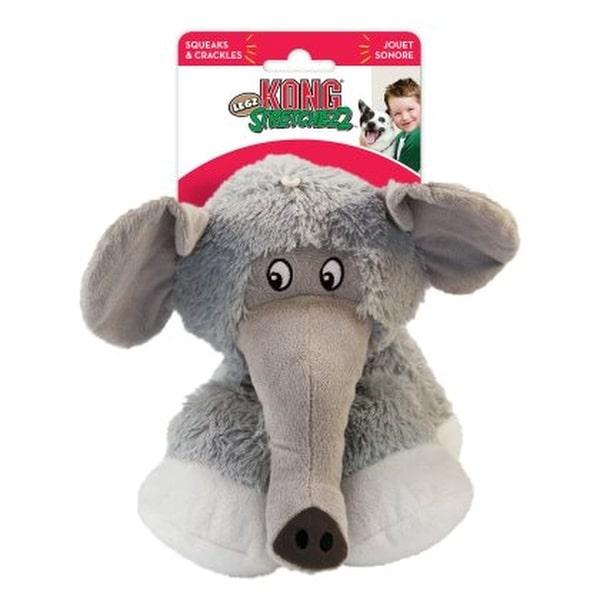 KONG Stretchezz Legz Elephant – Elastisk og sjovt hundelegetøj.