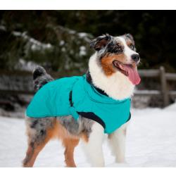 Hund iført justerbart dækken med refleks