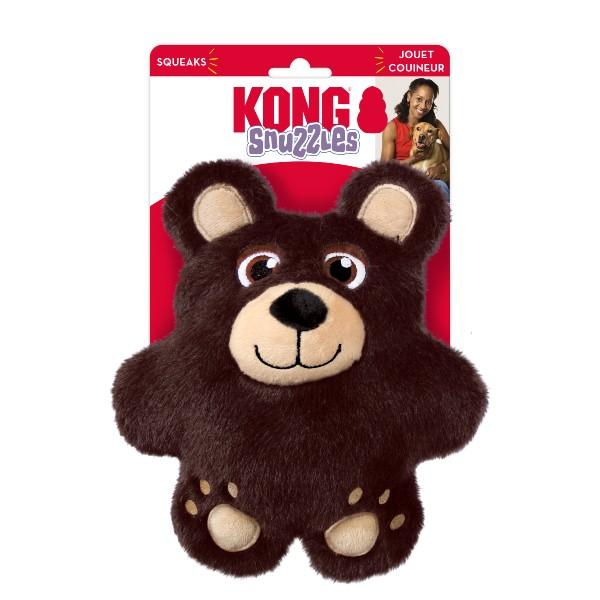 KONG Snuzzles Bear – blødt og sjovt legetøj til små hunde!