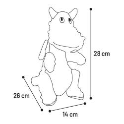 Flamingo Riso Drage – Perfekt bamse til leg og hygge for hunde