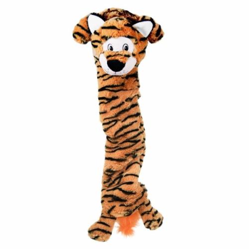 KONG Stretchezz Tiger XL hundelegetøj i orange