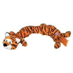 KONG Stretchezz Tiger med squeaker til sjov leg