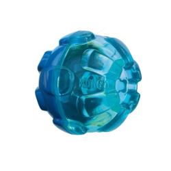 Hund leger med KONG Rewards Ball og får godbidder