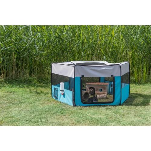 Trixie Hvalpegård i slidstærkt polyester til inden- og udendørs brug.