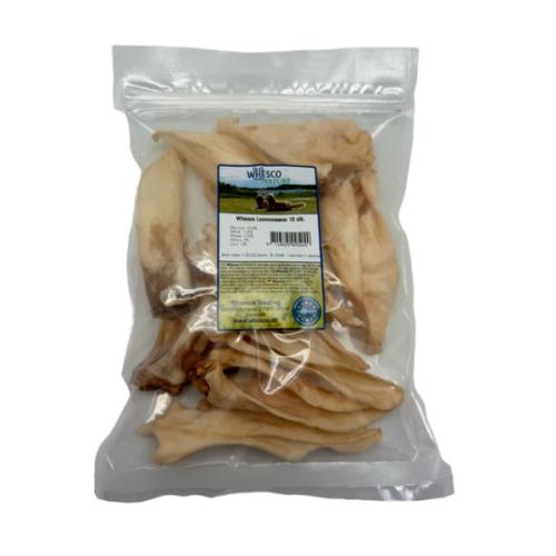 Lammeører med mild smag – skånsom godbid til sarte hunde