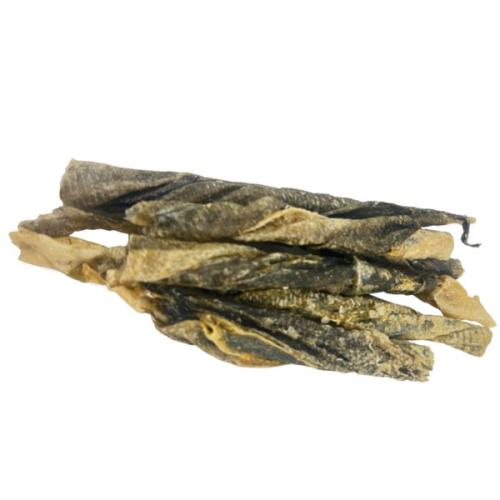 Twistet fiskegodbid – 100% torskeskind fra EU