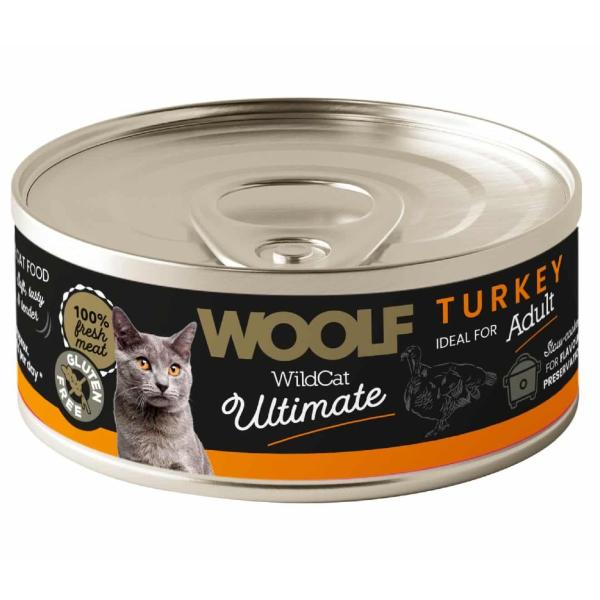 Woolf WildCat Ultimate med kalkun og fisk – lækkert og let