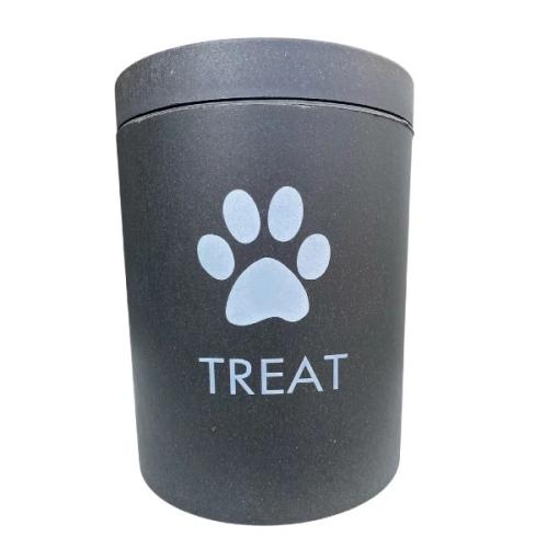 Flot snackboks til hundegodbidder i sort design