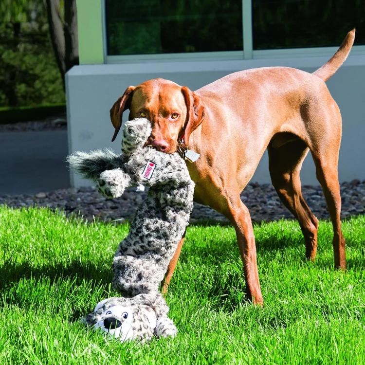 KONG Stretchezz Snow Leopard XL hundelegetøj 