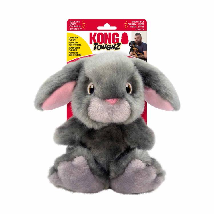 Kong Toughz Bunny Medium slidstærk hundebamse