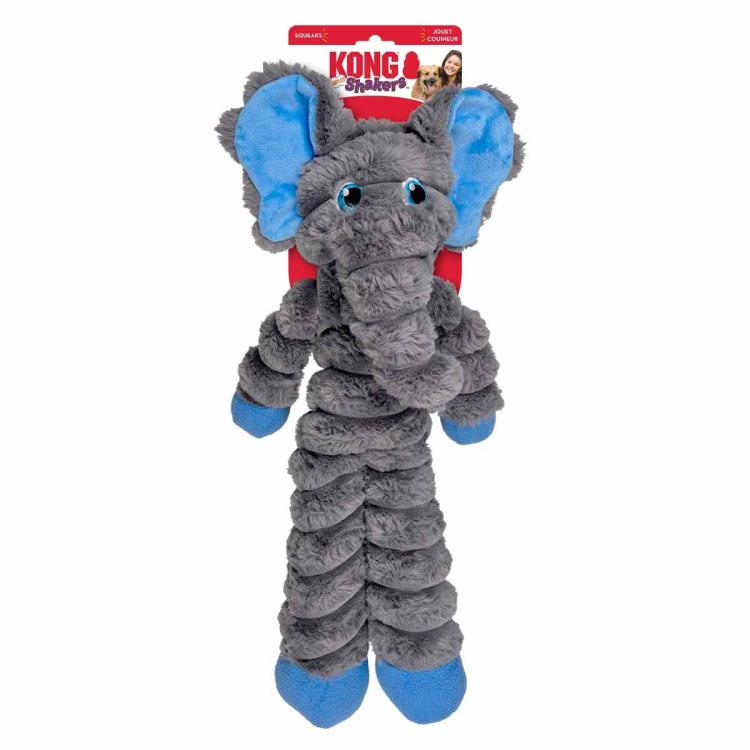 Kong Shakers Crumples Elephant XL stort plyslegetøj