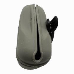 Silikone Godbidstaske med magnetluk grå