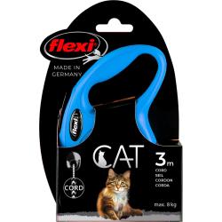 Flexi New Classic CAT rulleline i blå med 3 meter snor