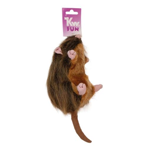 KW Fun rotte stor ruskelegetøj med piv i blødt plys