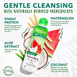 TropiClean Watermelon 2 i 1. Renser og fugter