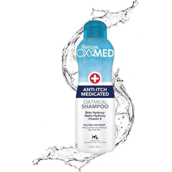 TropiClean OxyMed mediceret shampoo mod kløe til hunde