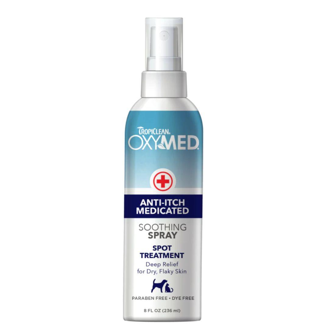 TropiClean OxyMed anti-itch spray til hunde mod kløe