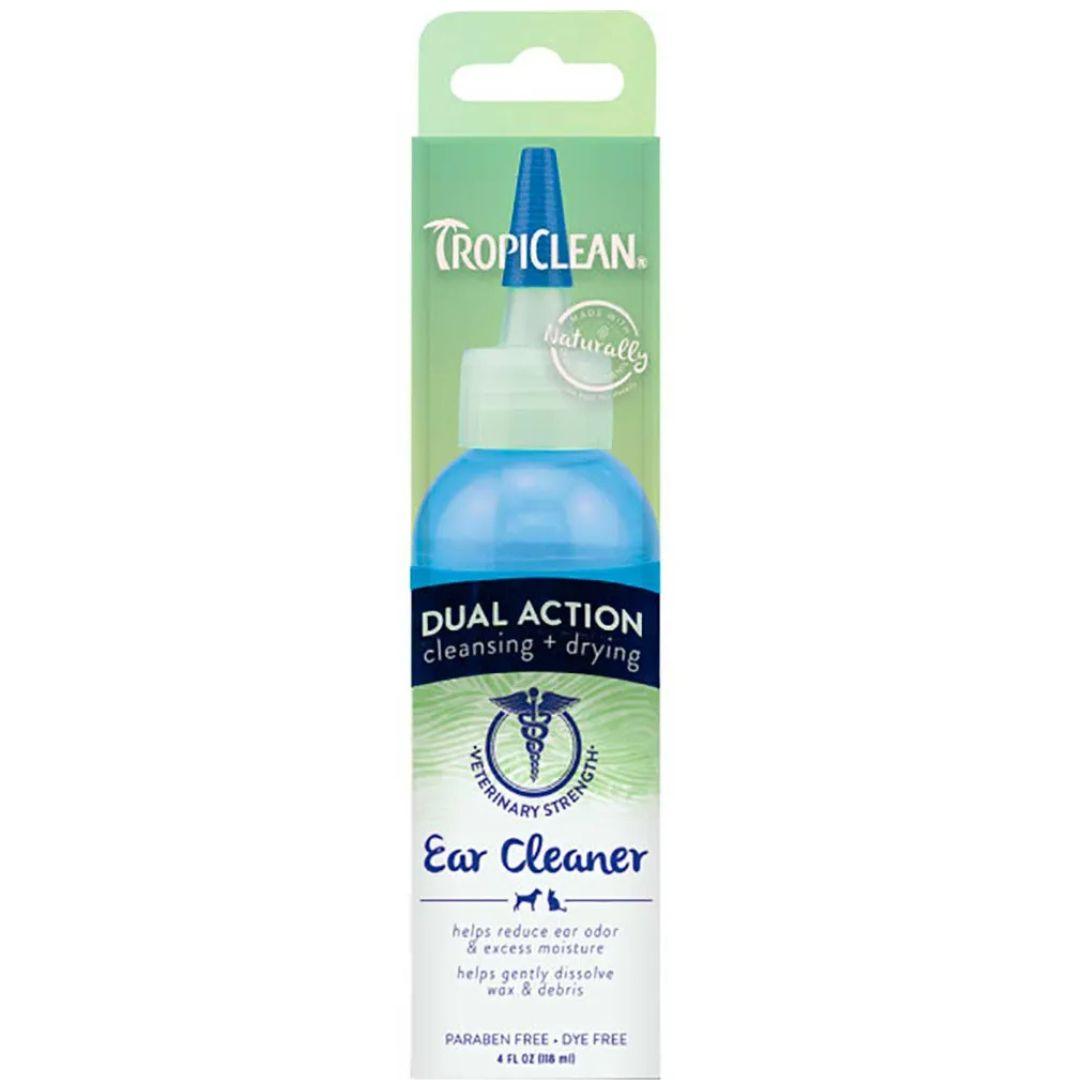 TropiClean Dual Action ørerenser til hunde