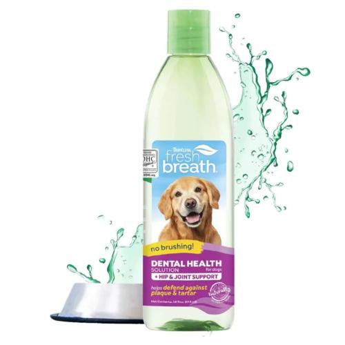 TropiClean Oral Care til drikkevand for frisk ånde hos hunde