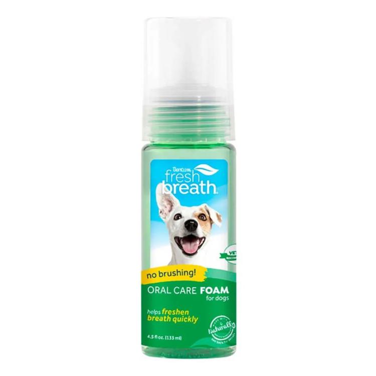 TropiClean Oral Care Foam til friskere ånde hos hunde