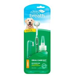 TropiClean Fresh Breath Oral Care Kit til hunde Large