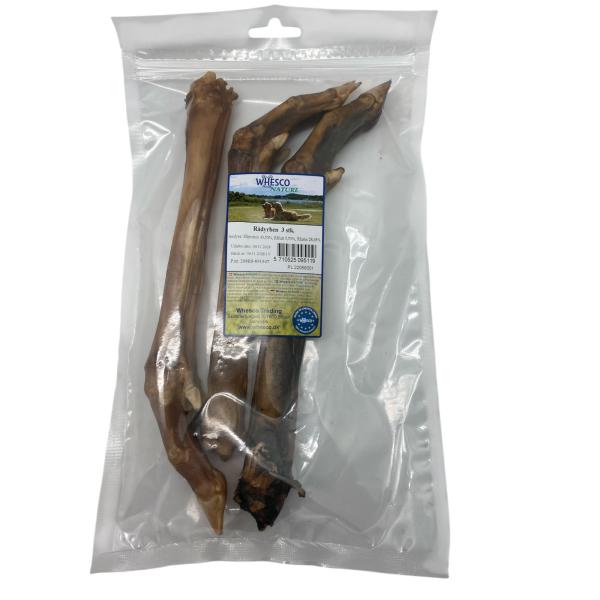 Naturlig hundegodbid: Rådyrben med hår fra Whesco