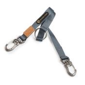 Tvillingeline med twist lock karabinhager til hundesnor