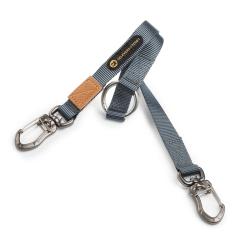 Tvillingeline med twist lock karabinhager til hundesnor