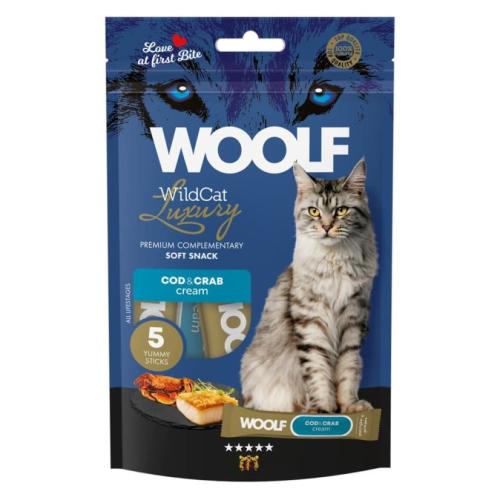 Woolf Wildcat Cat Cream med torsk og krabbe