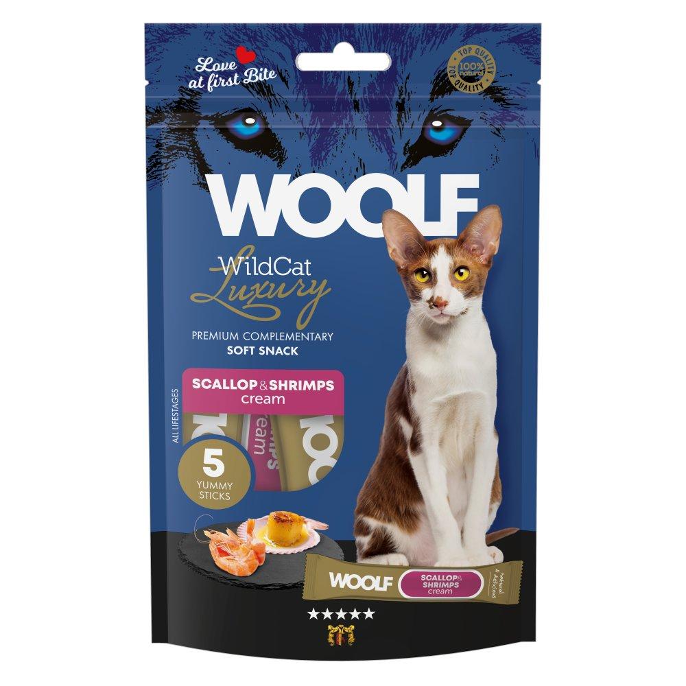 Woolf Wildcat Cat Cream med kammusling og rejer