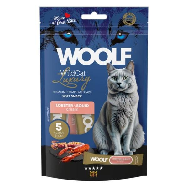 Woolf Wildcat Cat Cream med hummer og blæksprutte