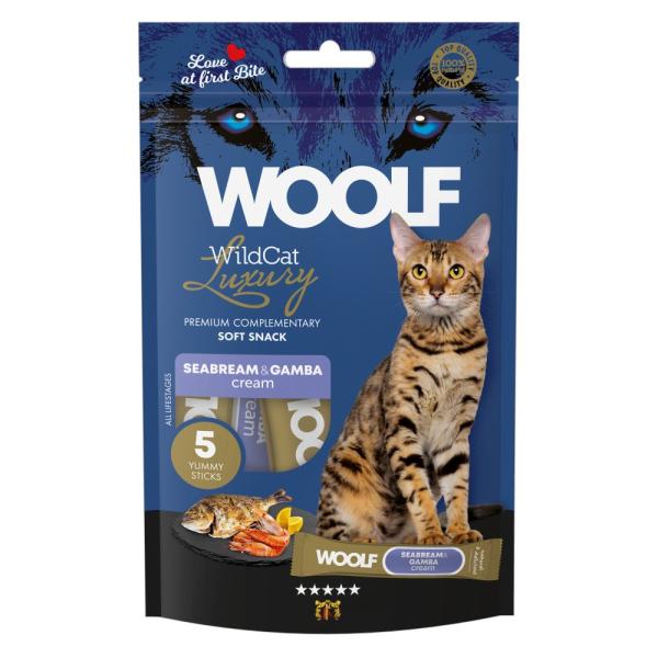 Woolf Wildcat Cat Cream med havbrasen og gamba