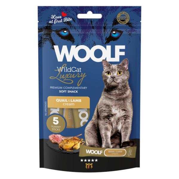 Woolf Wildcat Cat Cream med vagtel og lam
