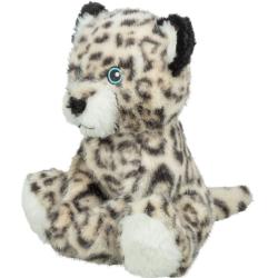 Blød leopard bamse til hund med squeaker