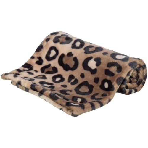 Leopard tæppe til hundekurv og sofa