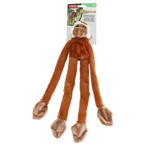 Skinneeez Plyslegetøj Abe 41 cm med Piv til Hund