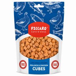 Ficcaro Cod & Chicken Cubes – Små tern til hunde