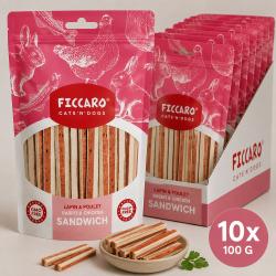10 poser Chicken & Rabbit Sandwich fra FICCARO