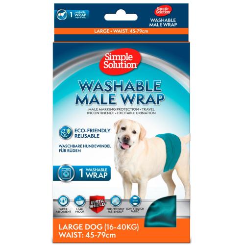 Simple Solution vaskbar ble til hanhund Large 45-79 cm