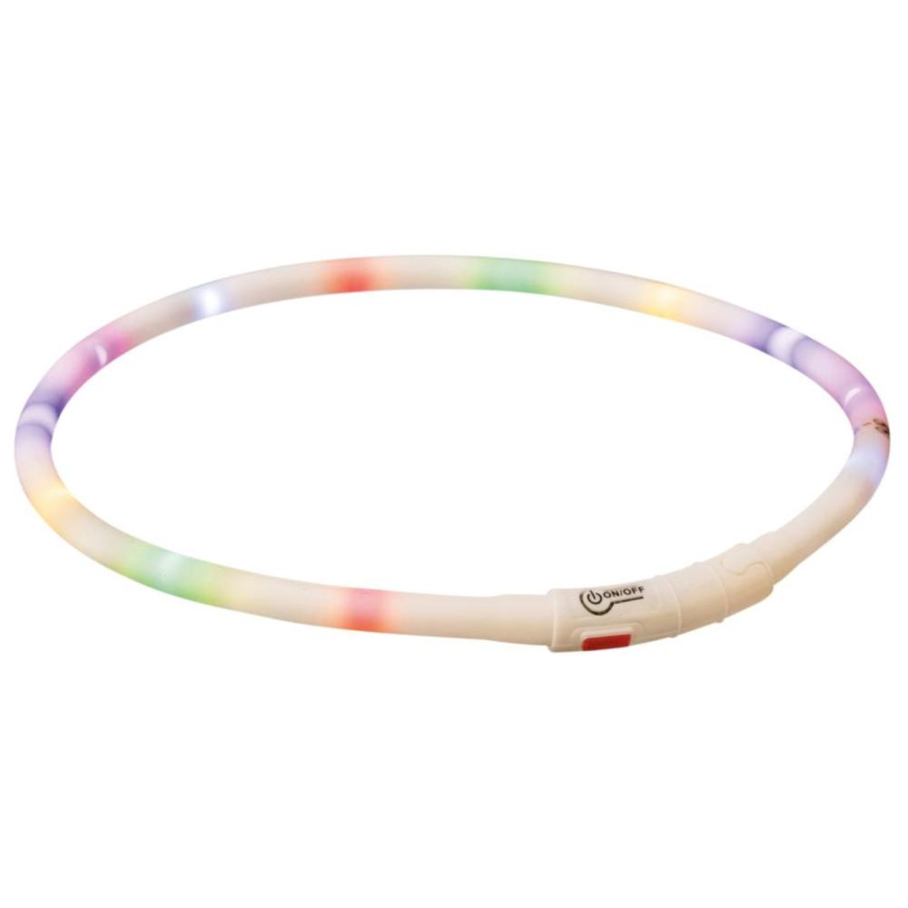 Trixie USB Flash lysring hvid multicolor 70 cm