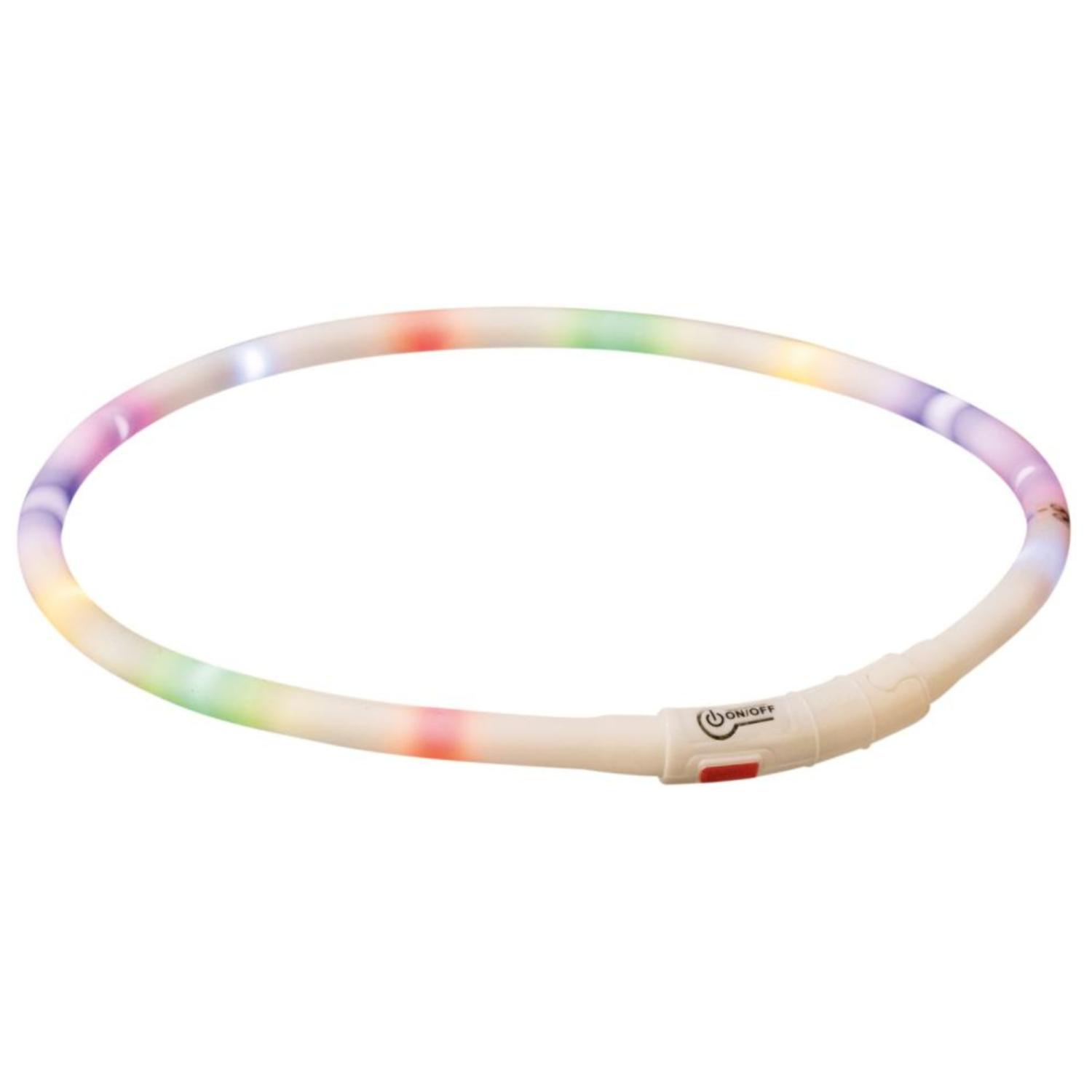 Trixie USB Flash lysring hvid multicolor 70 cm