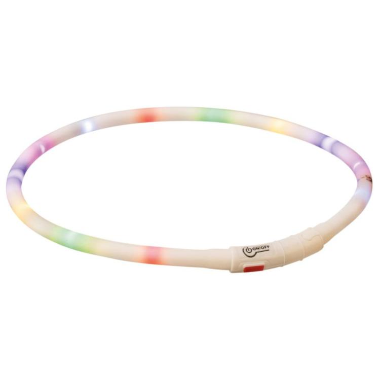 Trixie USB Flash lysring hvid multicolor 70 cm