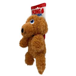 KONG Goldie blød hundebamse med piv