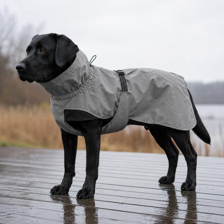 Dogman Ralf Light gråt refleksdækken til hund